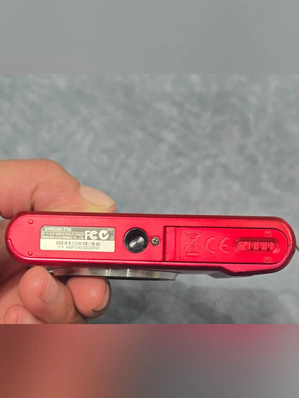 Samsung ST66 HD Compact Digital Camera 5x Zoom, Pocket Size, Red 4.5 - 22.5mm